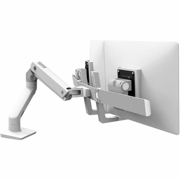 Ergotron Mounting Arm for Monitor, TV - White - Height Adjustable - 2 Display(s) Supported - 32in Screen Support - 17.50 lb Load Capacity - 100 x 100, 75 x 75