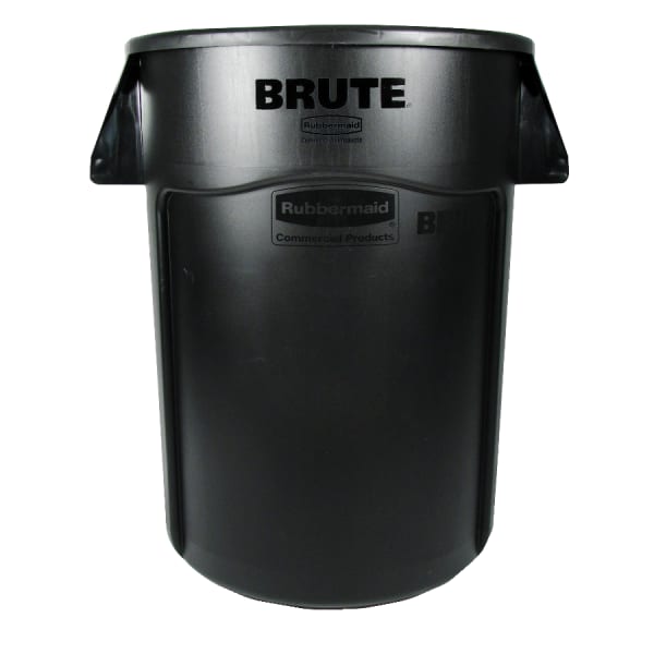 Rubbermaid Brute 44-Gallon Waste Container, Black