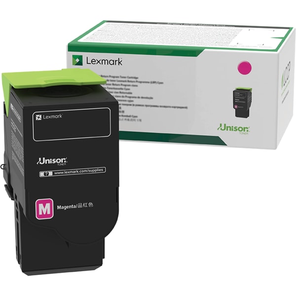 Lexmark Unison Original High Yield Laser Toner Cartridge - Magenta - 1 Each - 3000 paginas magenta.