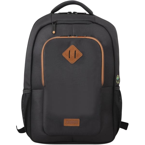 Urban Factory CYCLEE Carrying Case (Backpack) for 10.5in to 14.1in Notebook - Black - Polyester, Polyethylene Terephthalate (PET) Body - Shoulder Strap - 15.7in Height x 12.2in Width x 8.1in Depth - Retail
