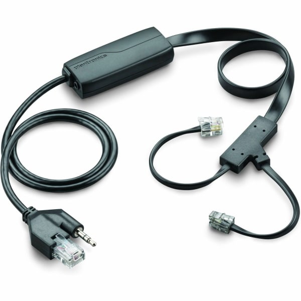 Plantronics APC-43 Electronic Hook Switch Cable, Black