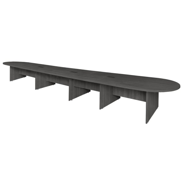 Regency Legacy Melamine Oval Conference Table, 29inH x 240inW x 52inD, Ash Gray