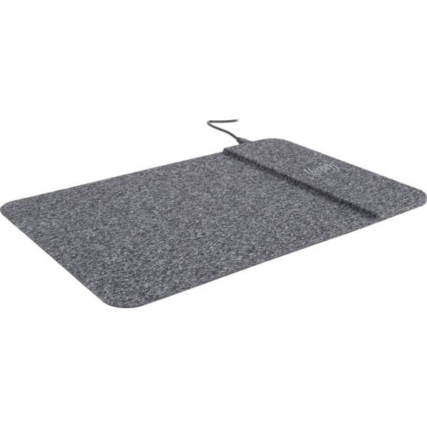 Allsop Wireless Charging Mouse Pad, 13.25inH x 9inW x 0.25inD, Black, 32192