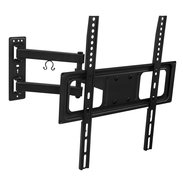Mount-It! MI-3991B TV Wall Mount With Full Motion Articulating Arm For Screens 26 - 55in, 9-5/16inH x 19-1/4inW x 2-1/2inD, Black