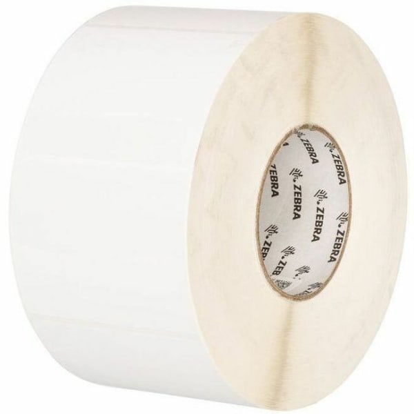 Zebra ZSelect 4000T Paper Thermal Transfer Labels, E62757, 1 1/4in x 2 1/4in, White, Roll Of 2,100