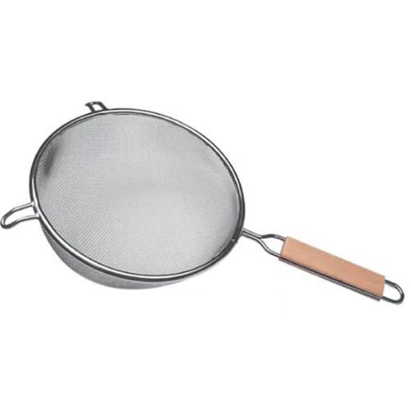 Winco Handheld Strainer, 8in, Silver