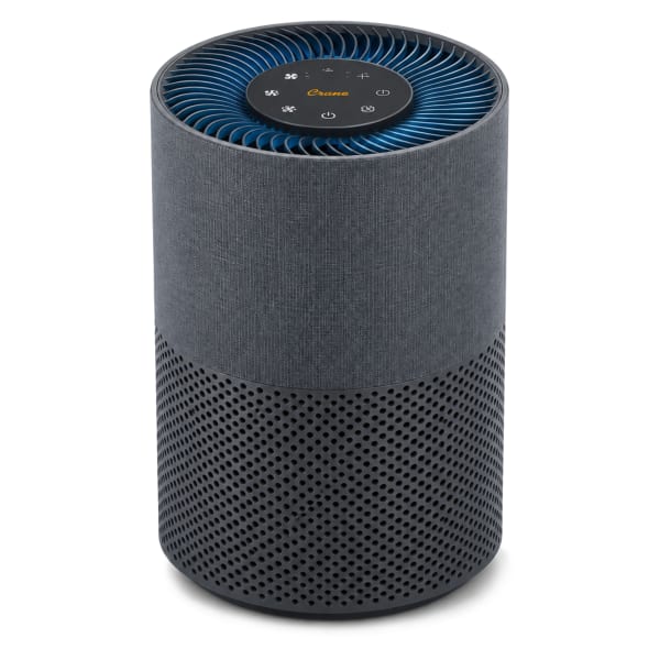 Crane True-HEPA Tower Air Purifier with Air Quality Indicator, 500 Sq. Ft., Total Qty 1