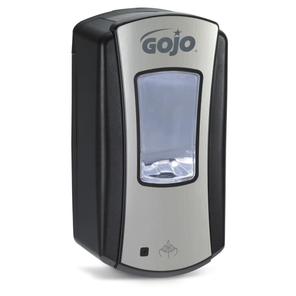 GOJO LTX-12 Touch-Free Foam Soap Dispenser, Black/Chrome