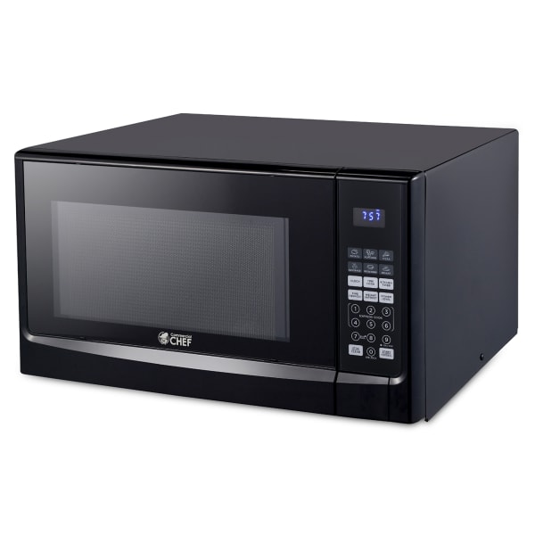 Commercial Chef 1.4 Cu. Ft. Counter-Top Microwave, Black