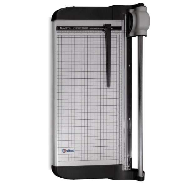 United Commercial Rotary Paper Trimmer, 18in, Silver