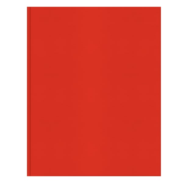 Office Depot Brand 2-Pocket Paper Folders With Prongs, Red, Pack Of 25