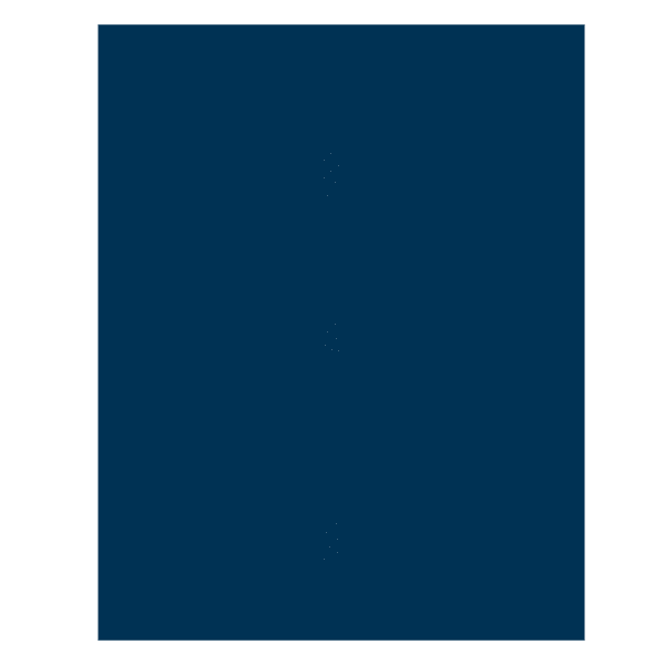 Office Depot Brand 2-Pocket Paper Folders with Prongs, Dark Blue, Pack Of 25