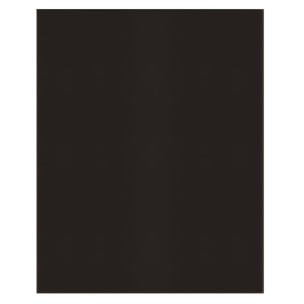 Office Depot Brand 2-Pocket Paper Folders, Black, Pack of 25