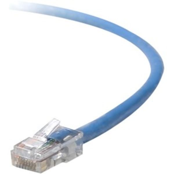 Belkin CAT6 Ethernet Patch Cable, RJ45, M/M - 14 ft Category 6 Network Cable for Network Device - First End: 1 x RJ-45 Network - Male - Second End: 1 x RJ-45 Network - Male - Patch Cable - Gold Plated Connector - Gold Plated Contact - Blue - 1 Each