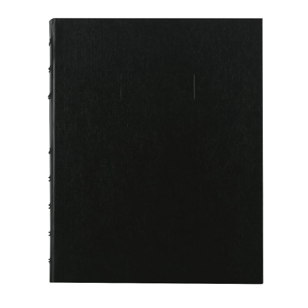 Blueline MiracleBind 50% Recycled Notebook, 9 1/4in x 7 1/4in, 75 Sheets, Black