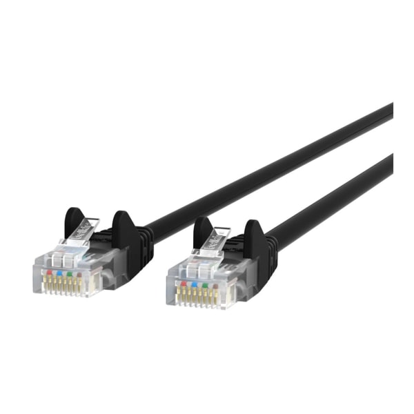 Belkin - Patch cable - RJ-45 (M) to RJ-45 (M) - 8 ft - CAT 5e - booted, snagless - black - for Omniview SMB 1x16, SMB 1x8; OmniView SMB CAT5 KVM Switch
