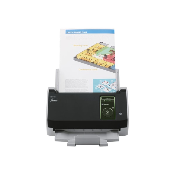 Ricoh fi 8040 - Premium Bundle - document scanner - Dual CIS - Duplex -  - 600 dpi x 600 dpi - up to 40 ppm (mono) / up to 40 ppm (color) - ADF (50 sheets) - up to 6000 scans per day - USB 3.2 Gen 1, Gigabit LAN