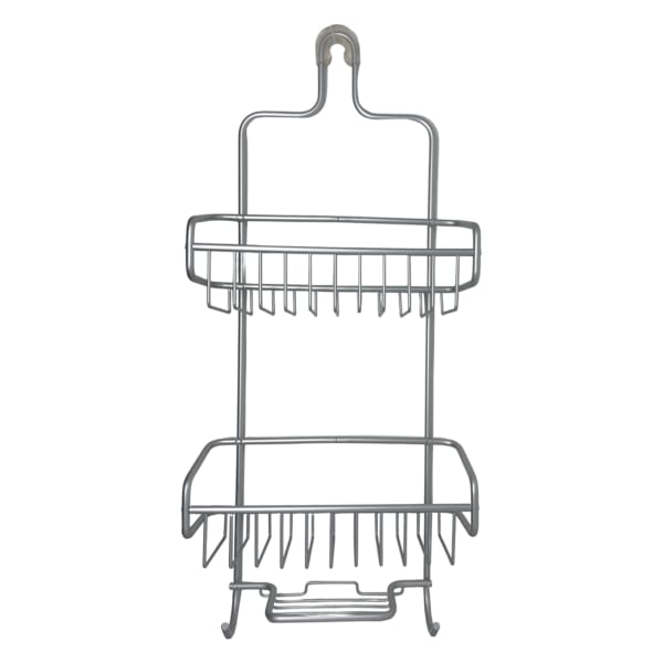 Better Houseware Rust-Proof Extra-Large Shower Caddy, 27-1/2inH x 11-3/4inW x 4-3/8inD, Metallic