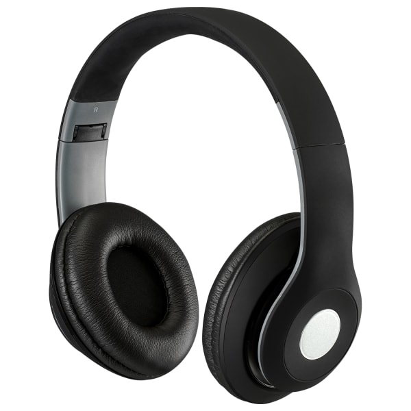 iLive Bluetooth Wireless Over-The-Ear Headphones, Black, IAHB48MB