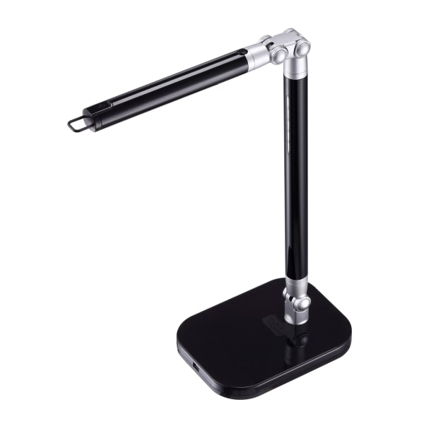 Black+Decker PureOptics Exalt Flash Detachable Head LED Clamp-On Desk Lamp, Adjustable, 19in, Black