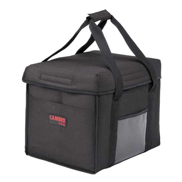 Cambro Delivery GoBags, 15in x 12in x 12in, Black, Set Of 4 GoBags