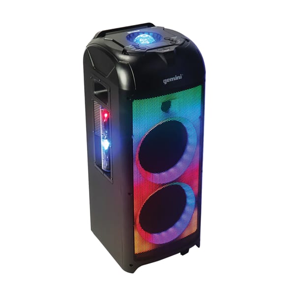 Gemini GPLT Series 360 deg. Portable Bluetooth Speaker System, Black
