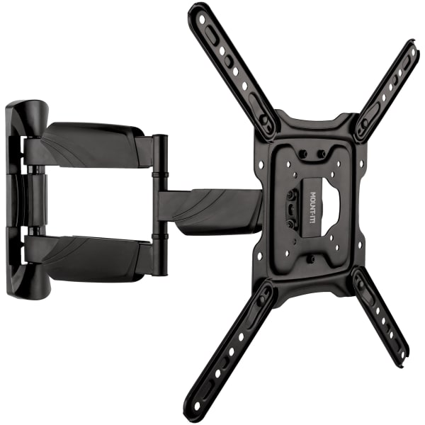 Mount-It! Full Motion TV Wall Mount For Screen Sizes 32in To 55in, 2-1/2inH x 10-3/4inW x 14-5/16inD, Black