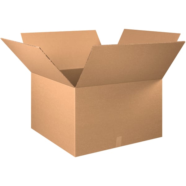 Partners Brand Double-Wall Heavy-Duty Corrugated Cartons, 30in x 30in x 20in, Kraft, Box Of 5