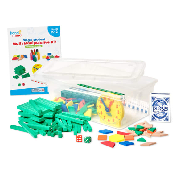 Hand2Mind Individual Student Manipulative Kits, Grades K-2, Set Of 4