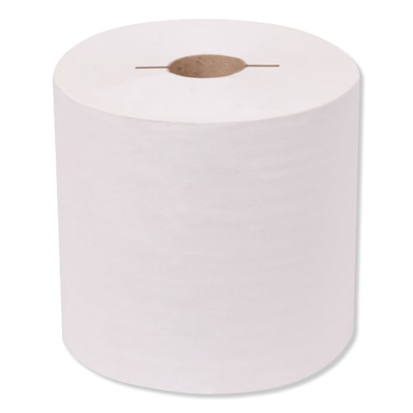 Tork Universal Hand Towel Roll, Notched, 1-Ply, 7.5 x 10, White, 756/Roll, 6/Carton