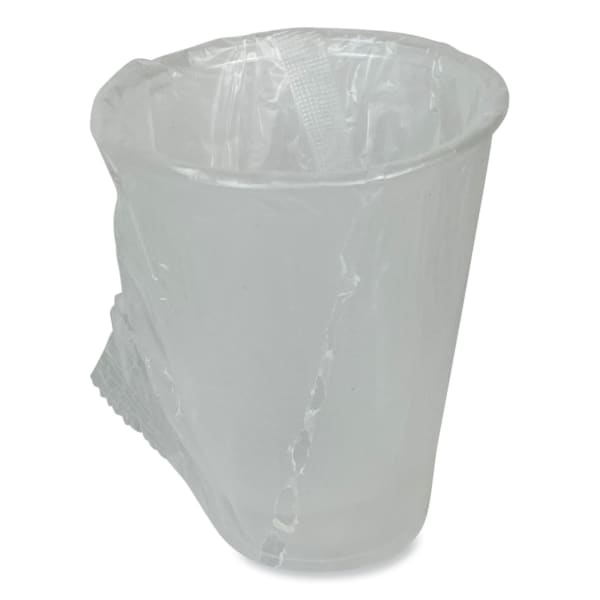 Boardwalk Plastic Cold Cups, Individually Wrapped, 9 Oz, Clear, Carton Of 1,000 Cups