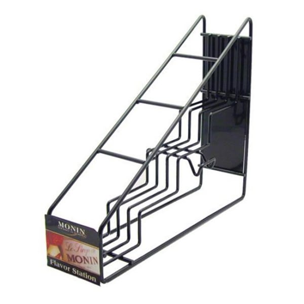 Monin 4-Tier Syrup Bottle Rack, Black