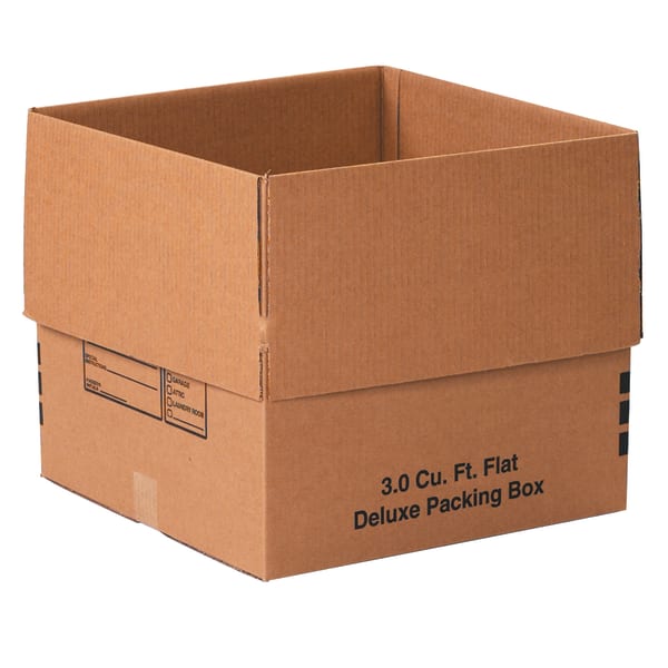 Office Depot Brand Deluxe Moving & Storage Boxes, 18in x 18in x 16in, Kraft, Case Of 20