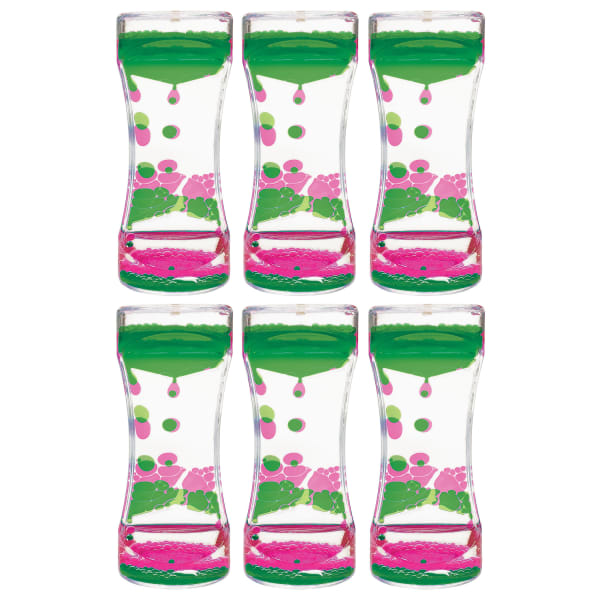 Teacher Created Resources Liquid Motion Bubbler, Pink & Green, Pack Of 6