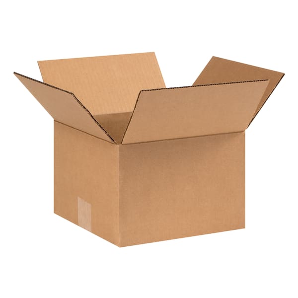 Partners Brand Corrugated Boxes, 9inL x 9inW x 6inH, Kraft, Pack Of 25