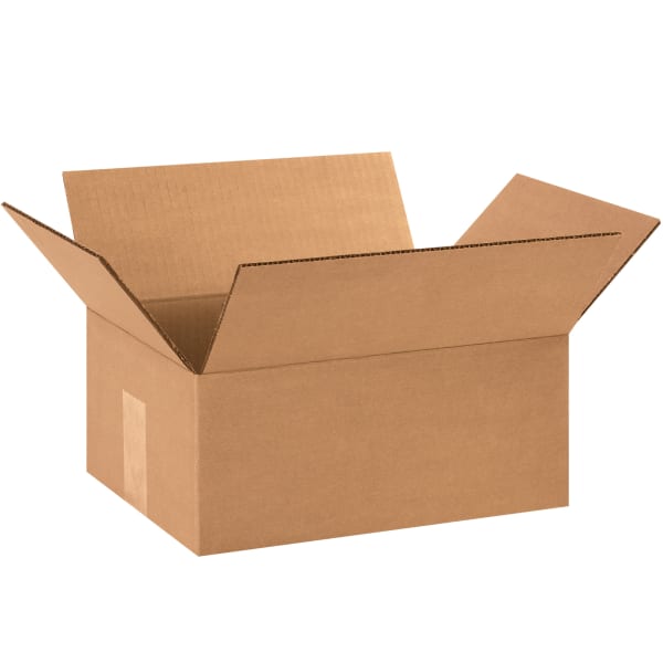 Office Depot Brand Corrugated Boxes, 12in x 9in x 5in, Kraft, Pack Of 25