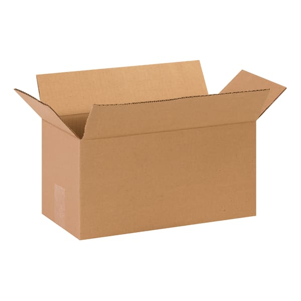 Partners Brand Long Corrugated Boxes, 14in x 7in x 7in, Kraft, Pack Of 25
