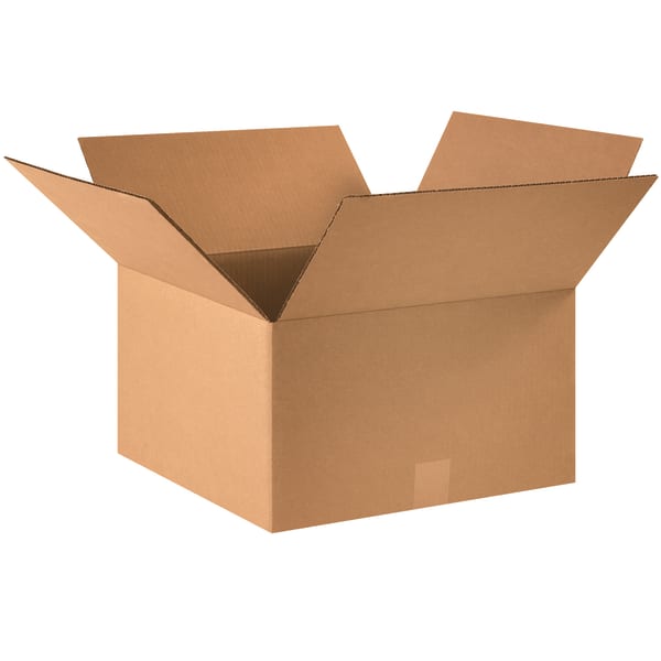 Partners Brand Corrugated Boxes, 16in x 14in x 12in, Kraft, Pack Of 25