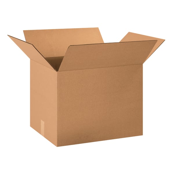 Partners Brand Corrugated Boxes, 20in x 15in x 15in, Kraft, Pack Of 20