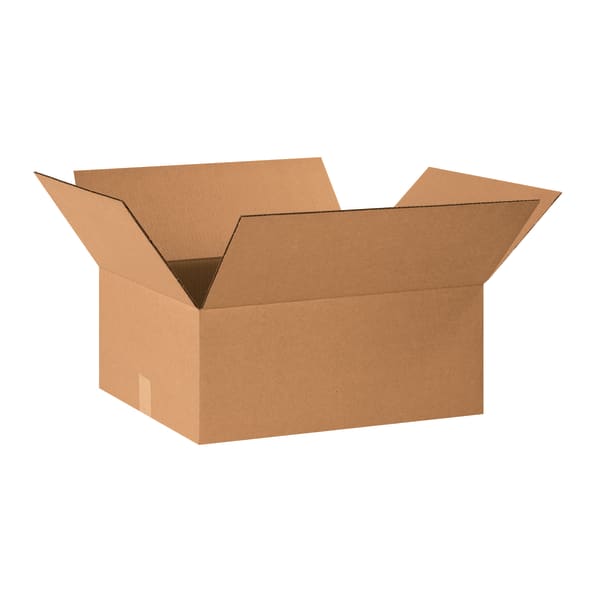 Partners Brand Corrugated Boxes, 20in x 16in x 8in, Kraft, Pack Of 25