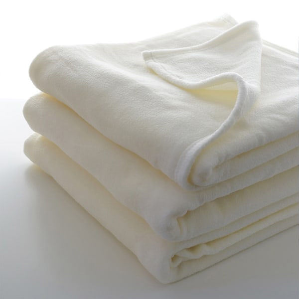 HSM Chelsea Collection Blankets, Queen, Ivory, Total Qty 4