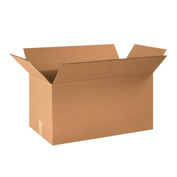 Partners Brand Heavy-Duty Single Wall Boxes, 24in x 12in x 12in, Kraft, Pack Of 25