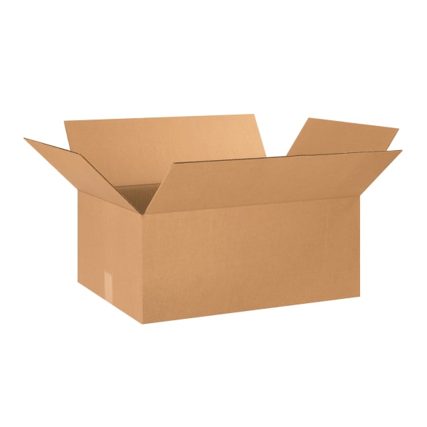 Partners Brand Corrugated Cartons, 24in x 16in x 10in, Kraft, Pack Of 15