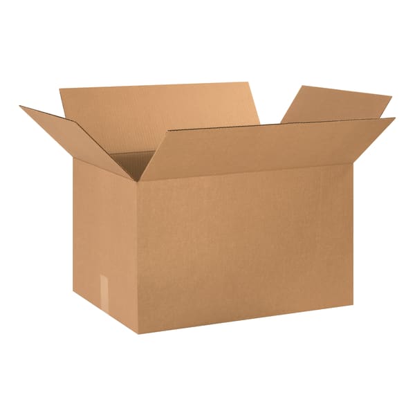 Partners Brand Corrugated Boxes, 24in x 16in x 14in, Kraft, Pack Of 15