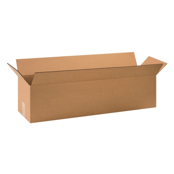 Partners Brand  Long Corrugated Boxes, 32in x 8in x 8in, Kraft, Pack Of 25