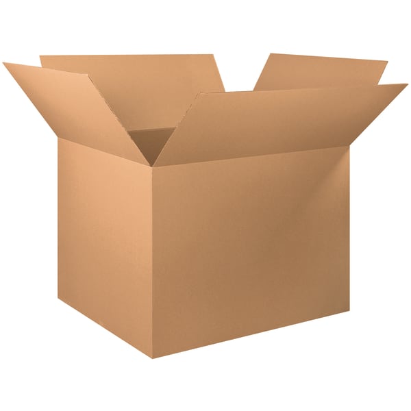 Partners Brand Corrugated Boxes, 48in x 40in x 36in, Kraft, Pack Of 5