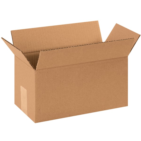 Partners Brand Long Corrugated Boxes, 12inL x 6inH x 6inW, Kraft, Pack Of 25
