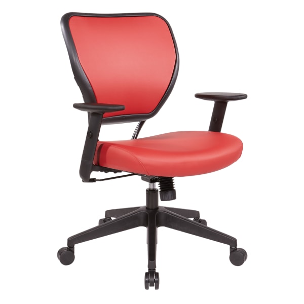Office Star Space Seating 55 Series Antimicrobial Task Chair, Lipstick