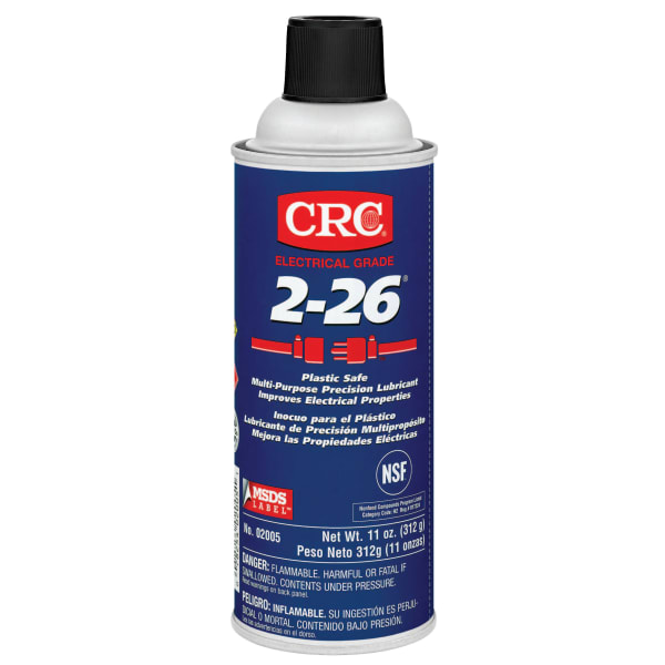 CRC 2-26 Multi-Purpose Precision Lubricants, 16 Oz Aerosol Can, Pack Of 12 Cans