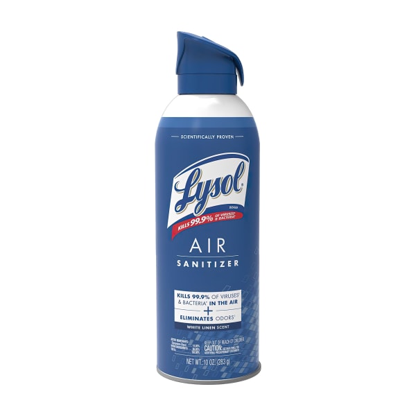 LYSOL Air Sanitizer Spray - White Linen 10 oz